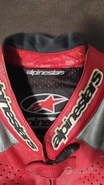 Tuta in pelle moto separabile