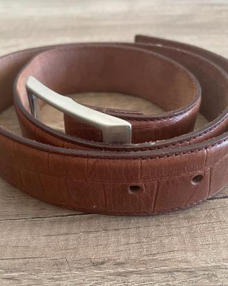 Cintura Trussardi pelle Made in Italy NUOVA tg.80