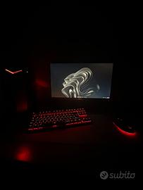 PC Gaming + Monitor + Periferiche