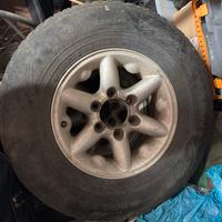N. 4 Cerchi in lega 15 Nissan Terrano e gomme