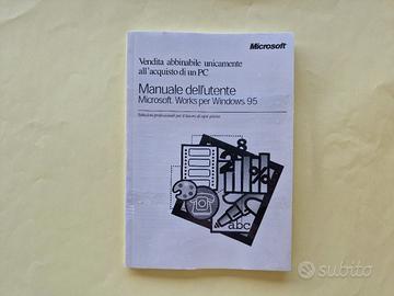 Manuale Microsoft Works 95 + product key