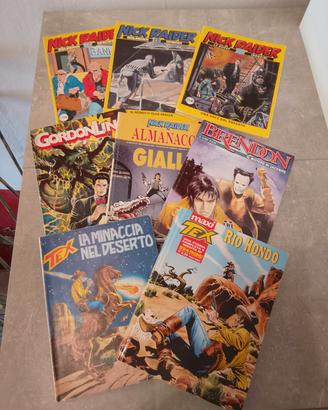 Lotto fumetti misti tex nick raider ecc