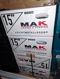 4 cerchi in lega MAK 15"