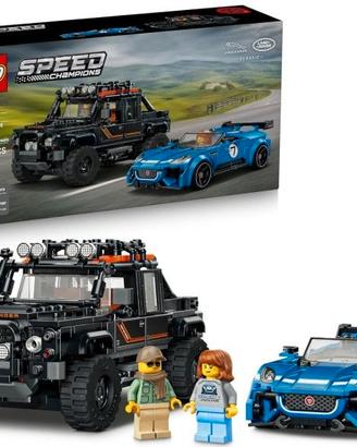 Speed Champions Jaguar Project 7 e Land Rover Defe