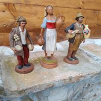 statue presepe , Caltagirone, terracotta 