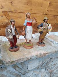 statue presepe , Caltagirone, terracotta 