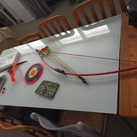 arco e balestra con ventose