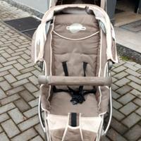 Passeggino Gemellare Brevi Ovo Twin Tortora