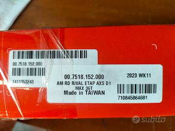 cambio posteriore sram rival etap axs