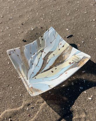 Piattino in vetro di Murano | 14 x 14 cm