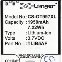 TECHTEK batterie compatibile con [TCL] J160, MW40,