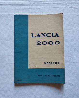 Lancia libretto uso e manutenzione 
