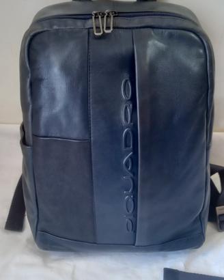 zaino piquadro blue in pelle 