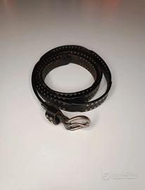 Cintura Yoschi in pelle con borchie – Larga 2 cm