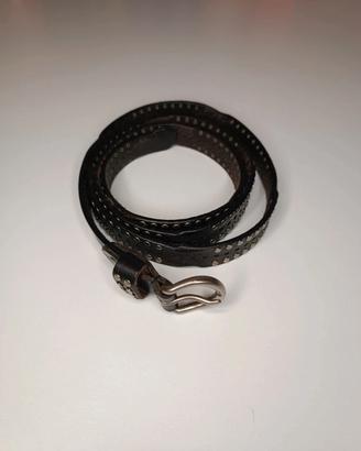 Cintura Yoschi in pelle con borchie – Larga 2 cm