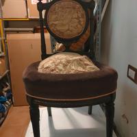 Sedia antica anni 30 liberty 