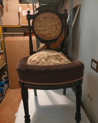 Sedia antica anni 30 liberty 