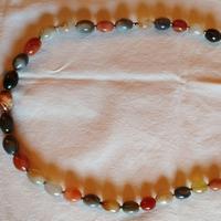Collana vintage di pietre dure levigate anni "60"