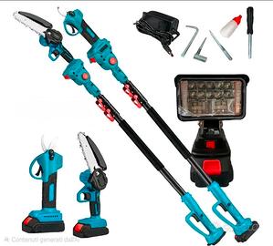 Kit Potatura 4 in 1 Cesoia Motosega 2 Batterie 48V