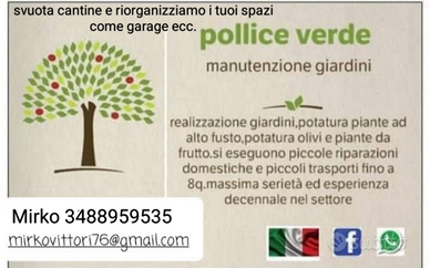 Giardiniere e svuota cantine