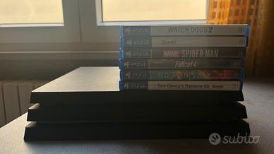 PS4 pro 1TB + 6 giochi