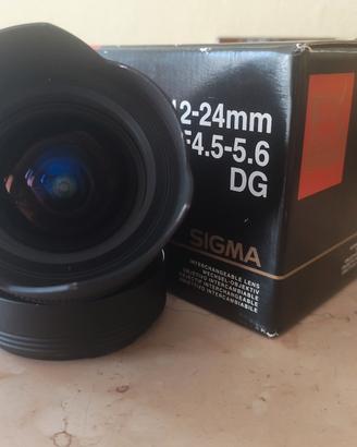 SIGMA 12-24mm EX DG f/4.5-5.6 – ATTACCO CANON