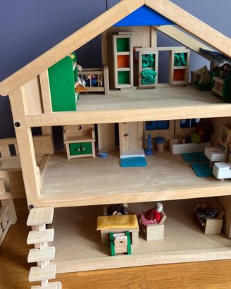 Casetta di legno gioco bambini