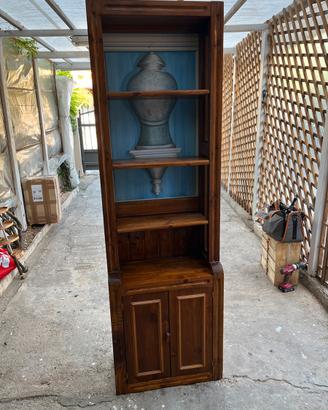 Mobile da soggiorno artigianale in legno massello