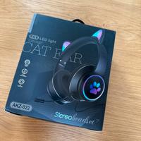 Cuffie gaming gatto
