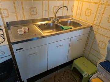 Lavello in acciaio con mobile - Colavene