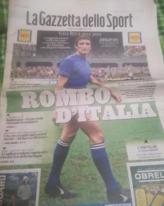 La Gazzetta dello Sport: Gigi Riva - 23/1/2024