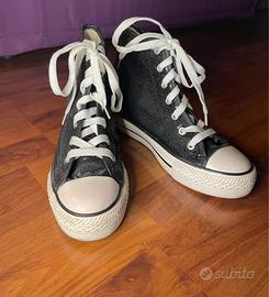 Converse tacco hotsell interno nere