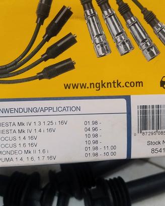 Fili candele bobina NGK per ford fiesta