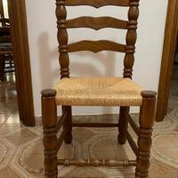 Sedie da tavolo in legno massello