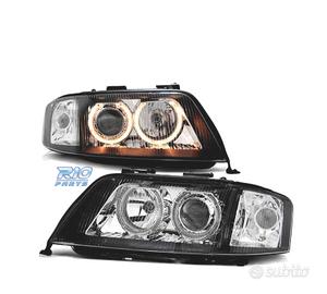 FARI OCCHI ANGEL PER AUDI A6 01-04 ADATTABILI XENO