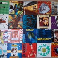 Lotto 20 dischi mix vinile musica dance anni 90