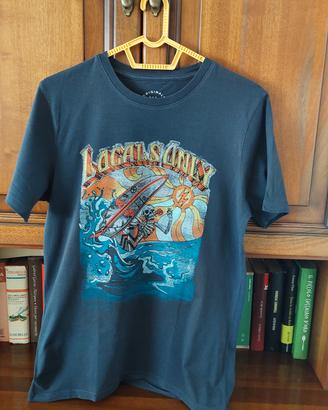 maglietta blu uomo misura M