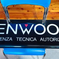insegna kenwood hi fi bifacciale luminosa