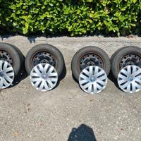 Cerchi ferro VW Polo 15″ + copricerchi