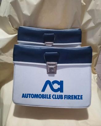 automobile club Firenze ACI coppia di borse bici