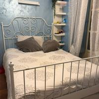 Letto ferro battuto bianco