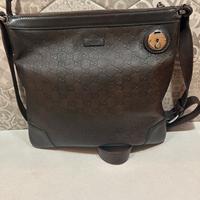 Tracolla borsa Gucci, testa di moro