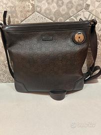 Tracolla borsa Gucci, testa di moro