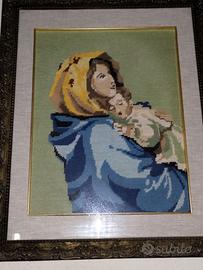 Quadro in cornice Madonna con Bambino
