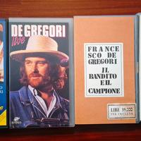 Lotto 4 Vhs De Gregori Live