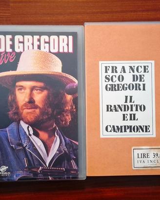 Lotto 4 Vhs De Gregori Live