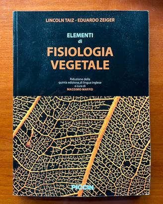 Libro Elementi di Fisiologia vegetale Taiz Zeiger