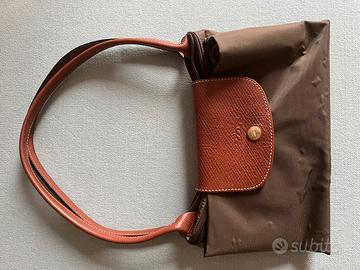 Originale Longchamp  Le Pliage marrone/camoscio