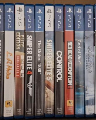 Giochi vari PS4 e PS5