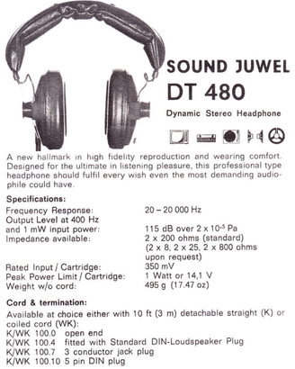 Beyerdynamic DT 480 ( 200 ohms )